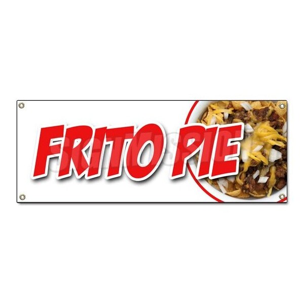 Signmission FRITO PIE BANNER SIGN chili cheese corn chips texas style tamale fresh B-Frito Pie - main